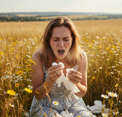 Hay fever and salt therapy